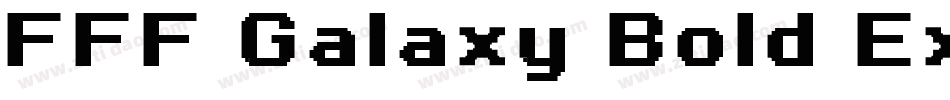 FFF Galaxy Bold Extended字体转换